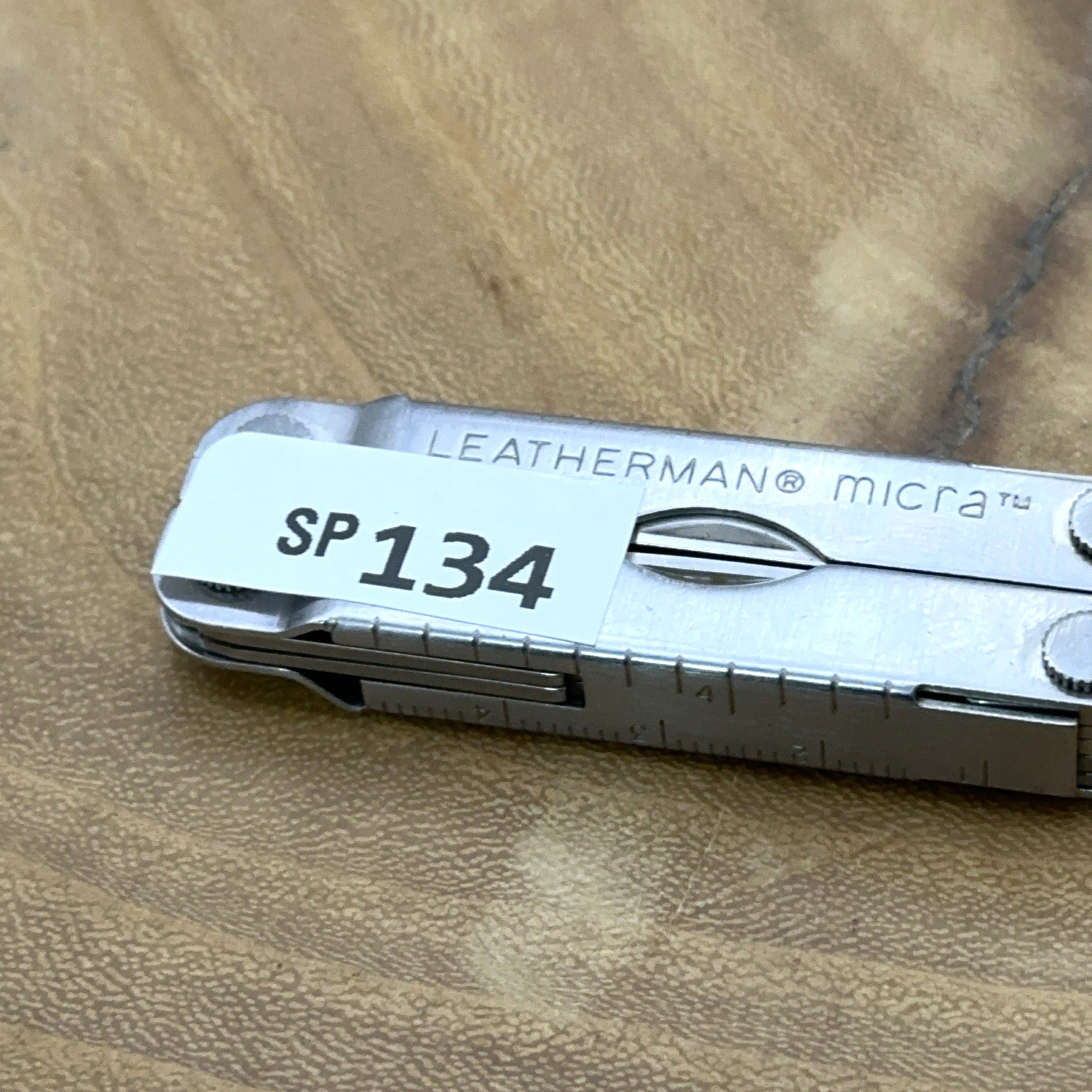 1 Leatherman Micra Stainless Mini Multitool Knife, Stainless Dated 08/99 *READ*