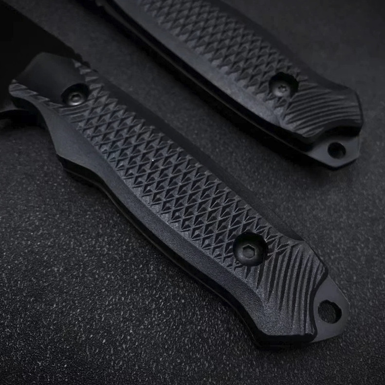 1pc Stainless Steel Sheath Pocket Knife High Hardness Outdoor BBQ Tool – NEW