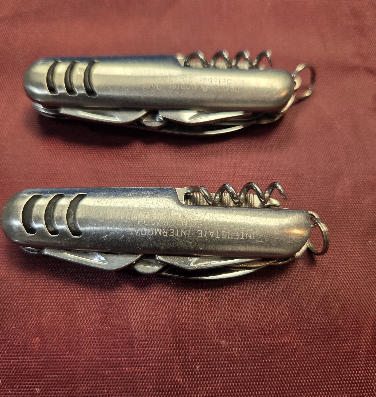 VTG Myron Multi Tool Utility Pocket Knife 7 Tool Silver / chrome + 1 unbranded