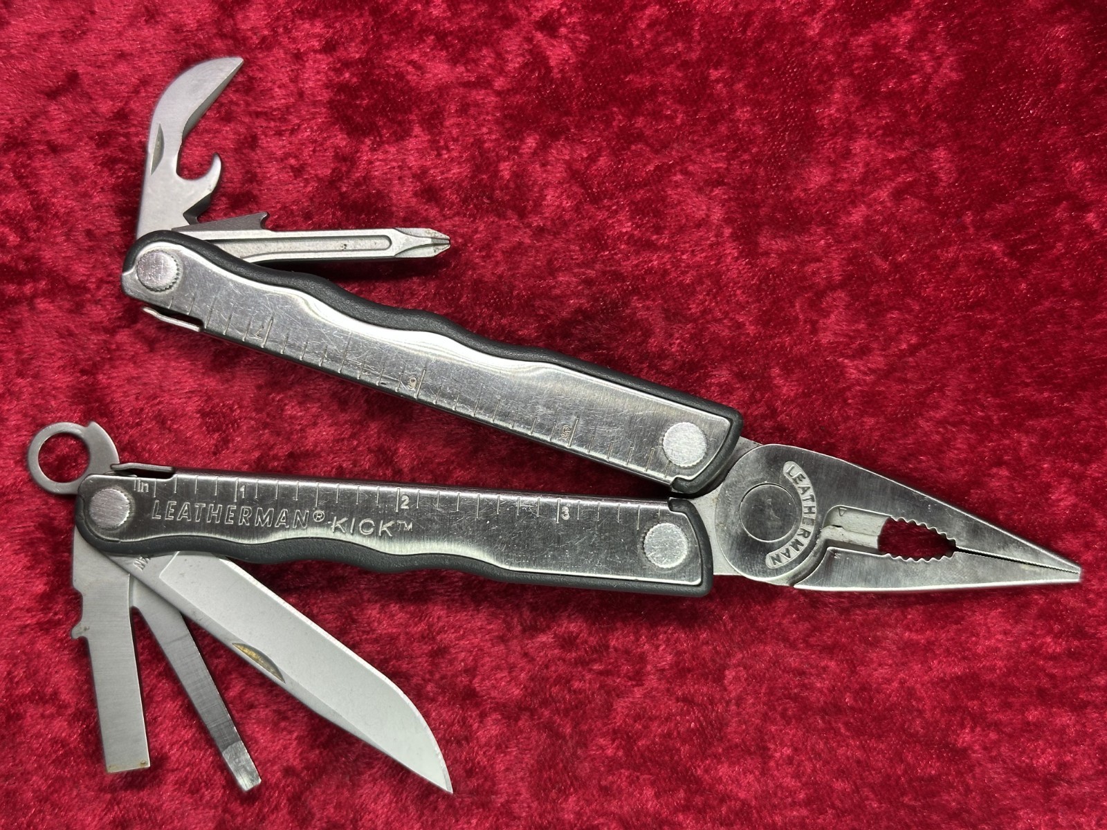 Leatherman Kick Stainless Steel 8 Tool Multi-Tool Retired Random Pick Used (360)