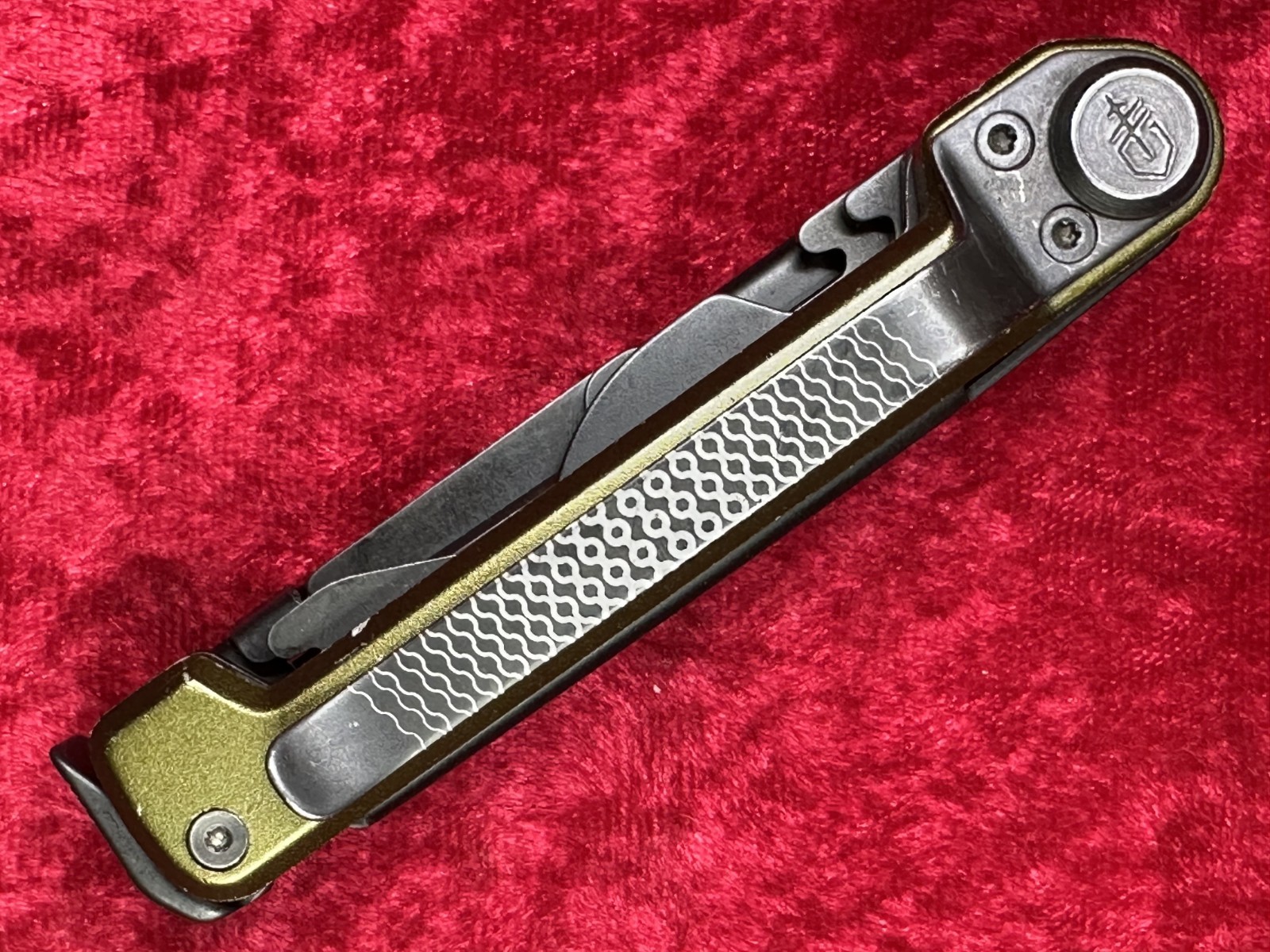 Gerber Armbar Scout Green 5 Tool Multi-Tool Knife Scissors With Pocket Clip(605)
