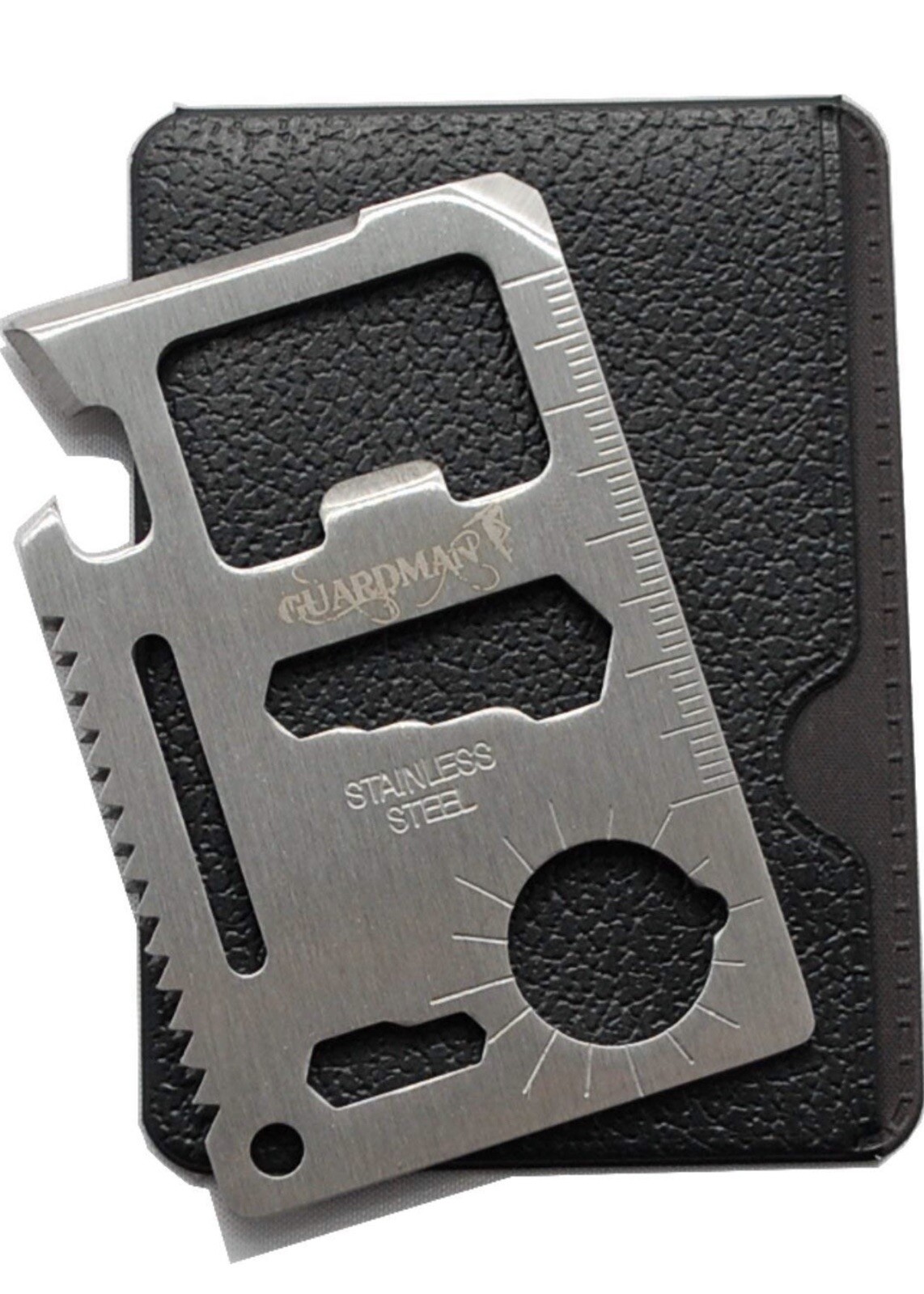 Guardman 11 in 1 Beer Opener Survival Credit Card Tool Fits Perfect in Wallet