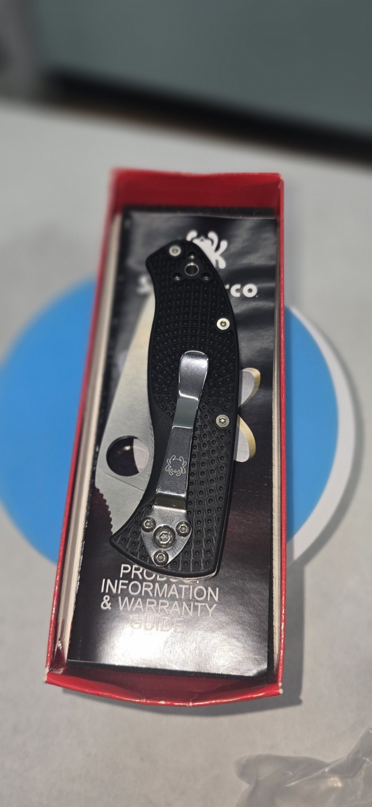Spyderco Knife.