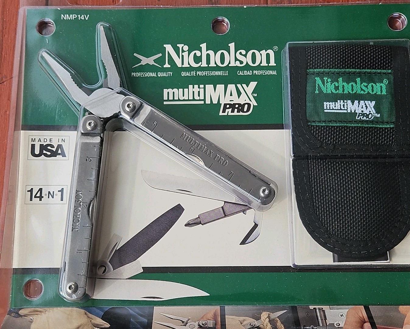 NEW Nicholson Multi-Tool MultiMAX Pro 14-in-1 NMP14V #NMP14V Made In USA!!