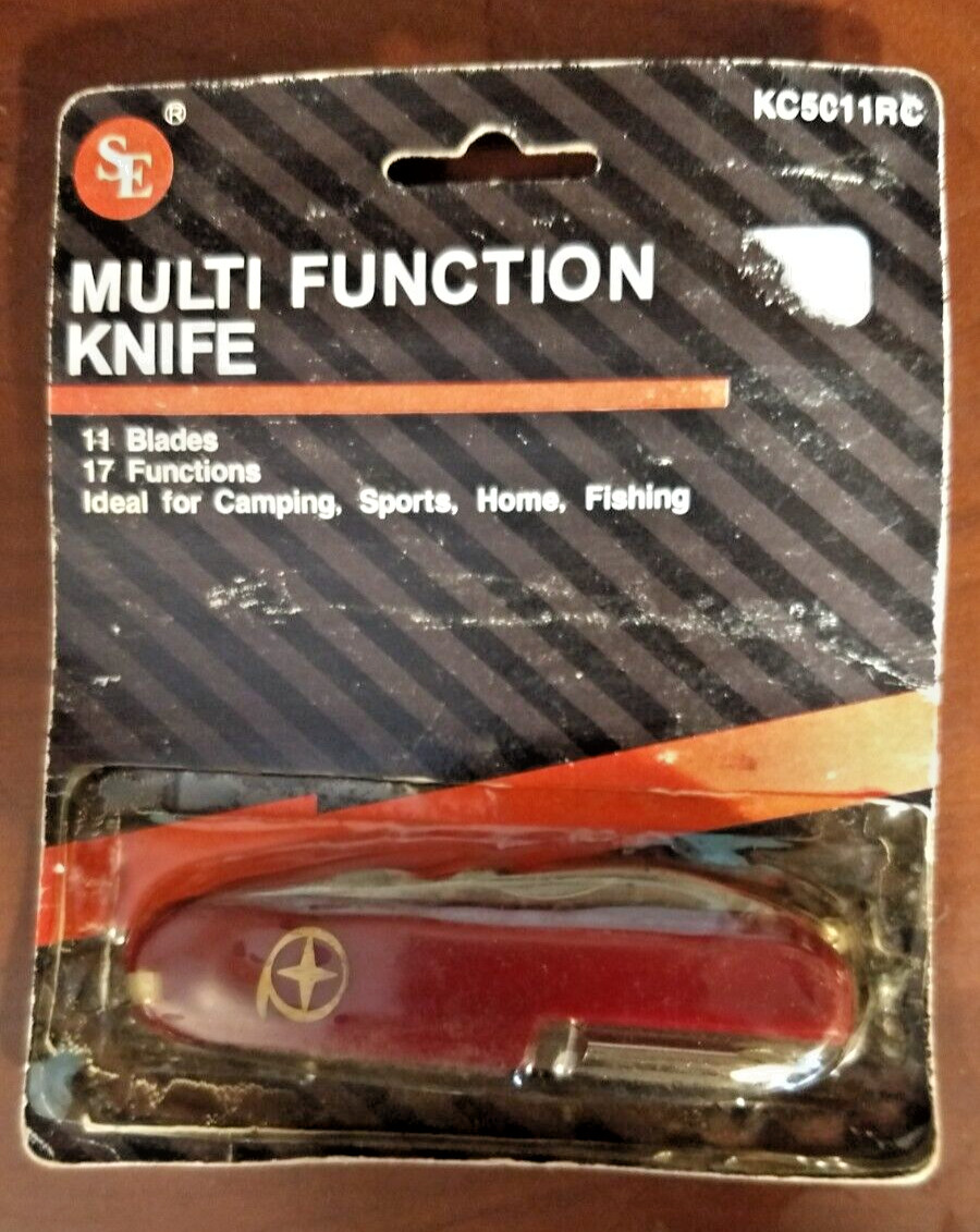 Pocket Tools Knife Stainless Steel multi function with 17 features NEW PACKAGE
