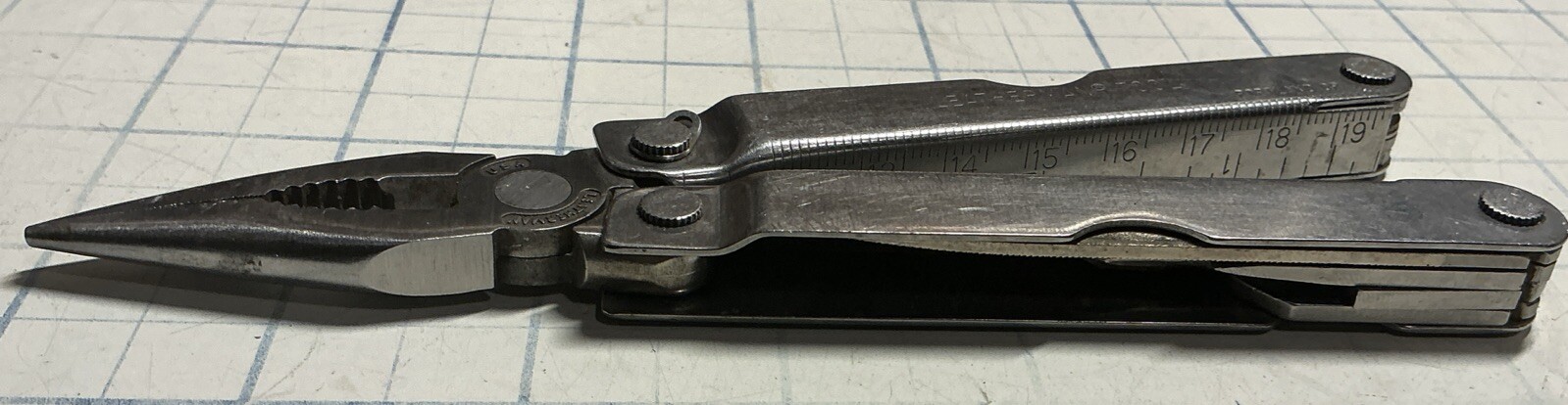 Vintage Original Leatherman Multi Tool Portland OR Leather Sheath USA