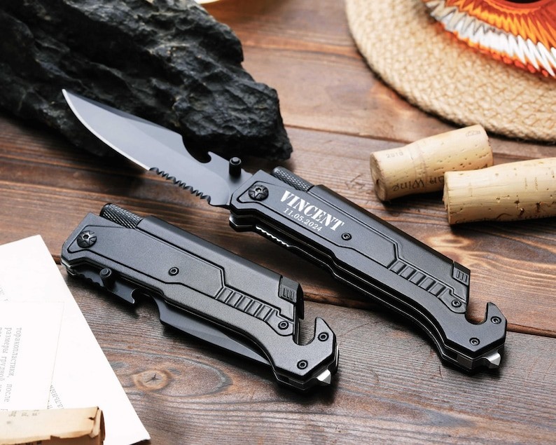 Gift for Him, Custom Pocket Knife, Multi Tool, Personalized Groomsmen Gifts