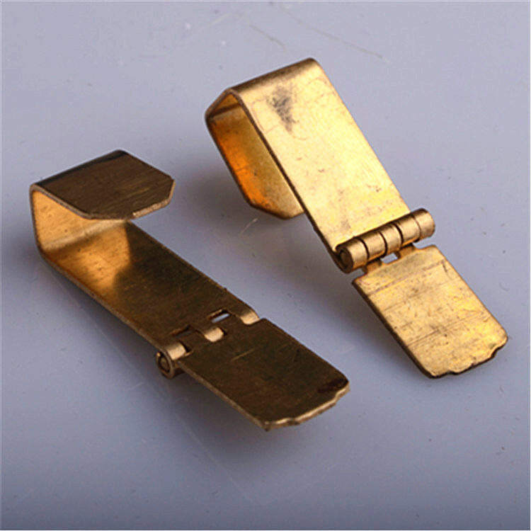 2PCs. Shell Hinge for ZORRO & ZIPPO Copper / No Plating 3.3*0.9*0.8 CM