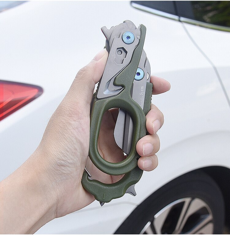 Carabiner Knife Combo Multitool Scissors Medical Function Multi Tool Purpose