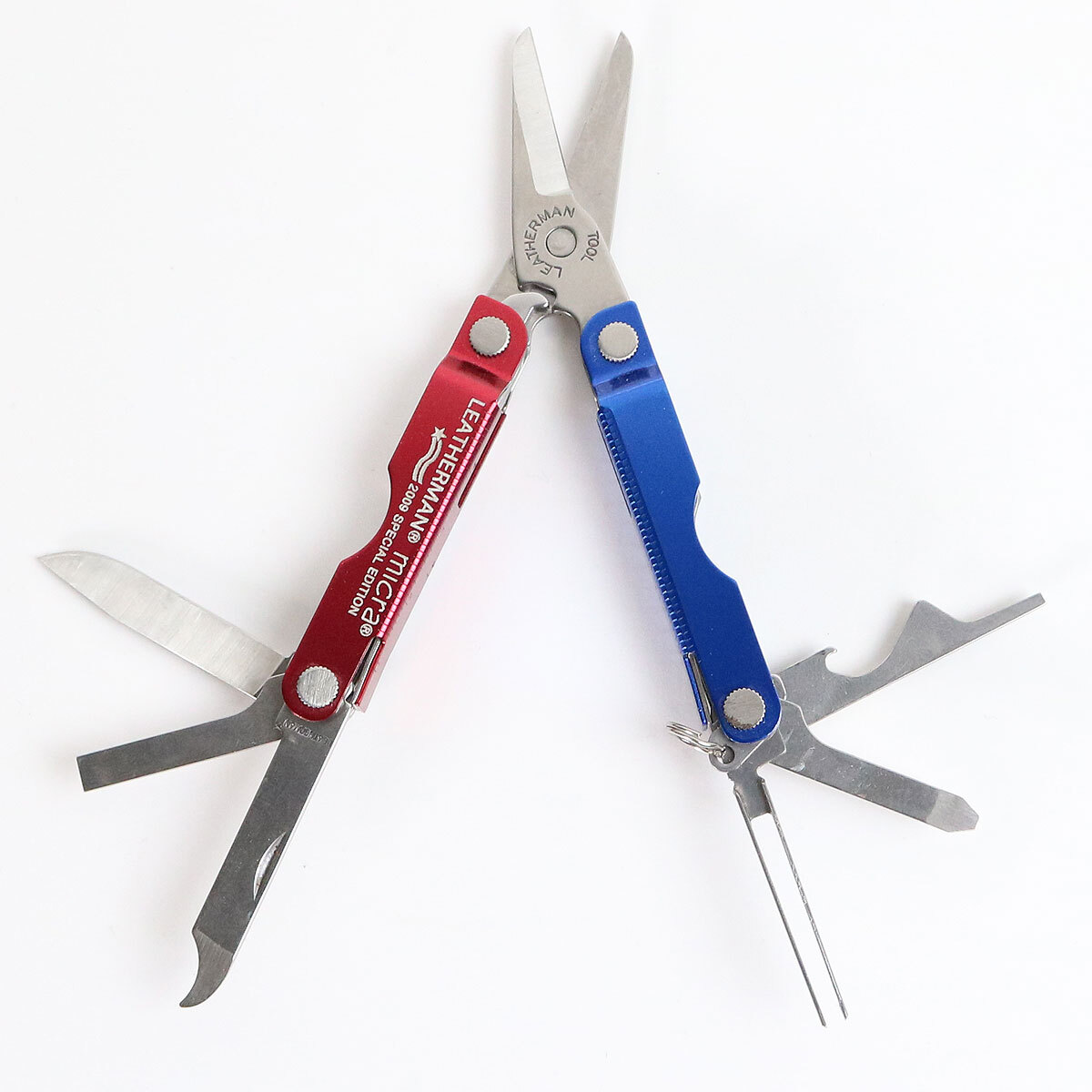 Leatherman Micra 2009 Limited Edition Red White & Blue Multi Tool Scissors & Box