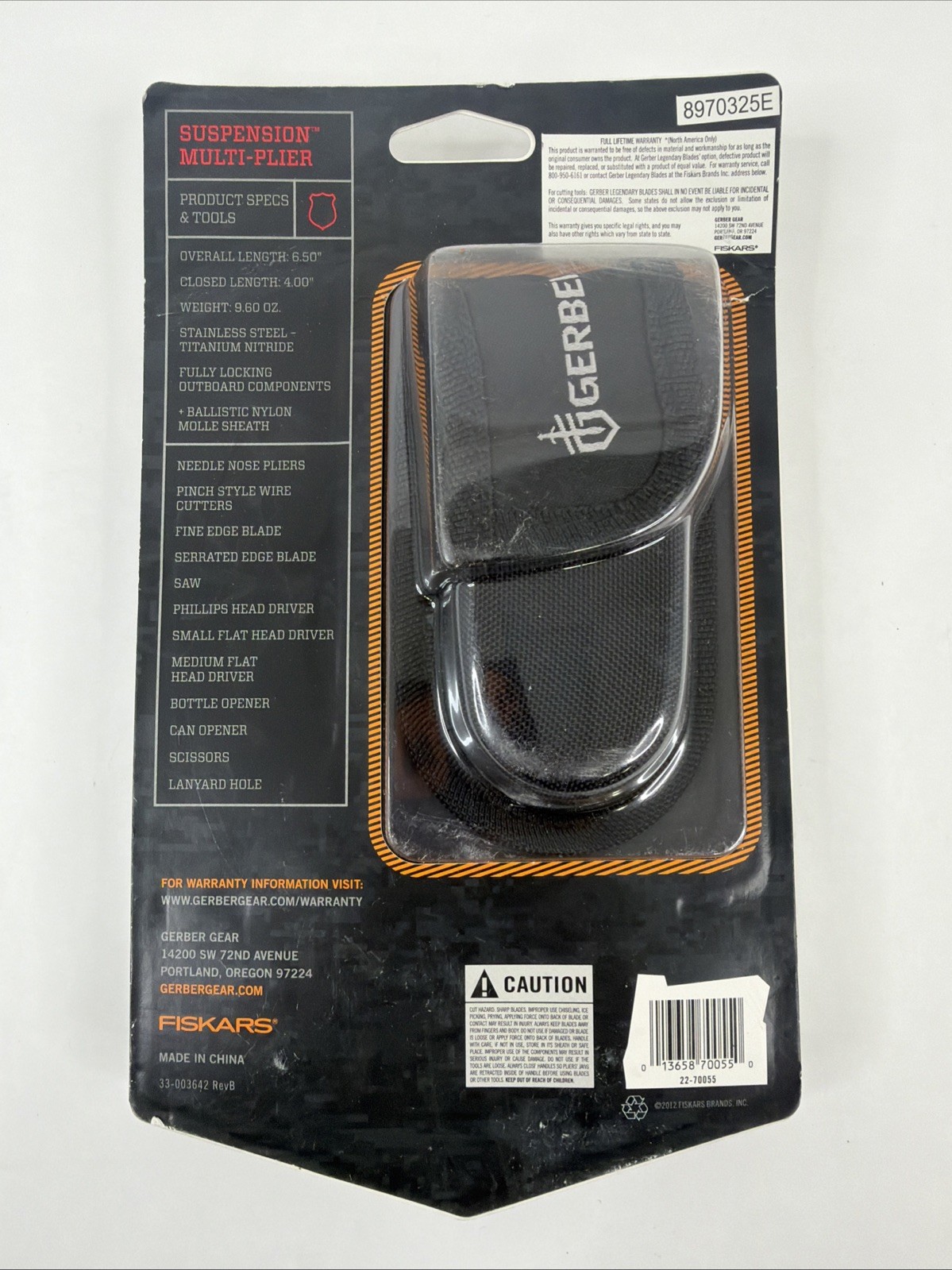 Gerber suspension multi Plier and sheath #22-70055 (BRAND NEW)