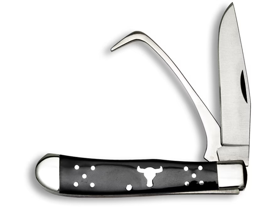 American Buffalo Knife & Tool Farriers Trapper Pocket Knife 3.5″ Clip Point