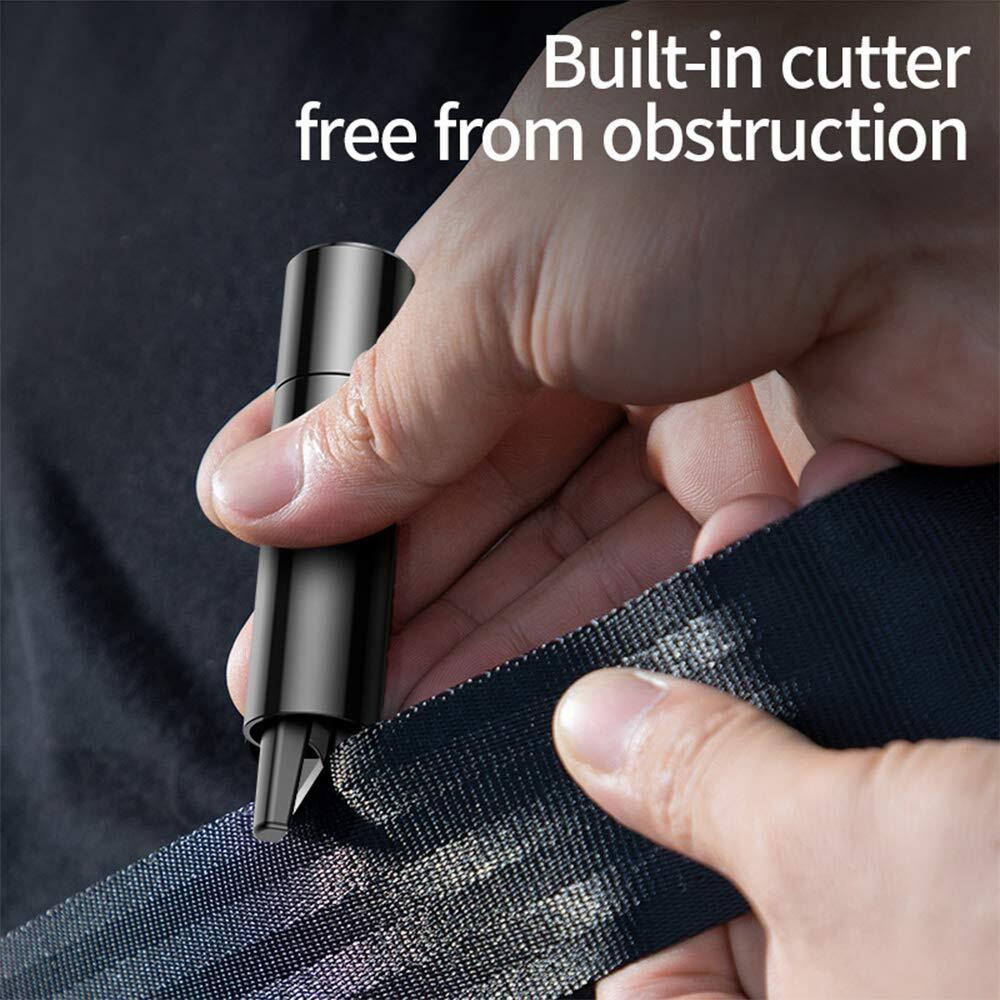Car Safety Hammer Window Glass Breaker & Seat Belt Cutter Emergency Escape Tool