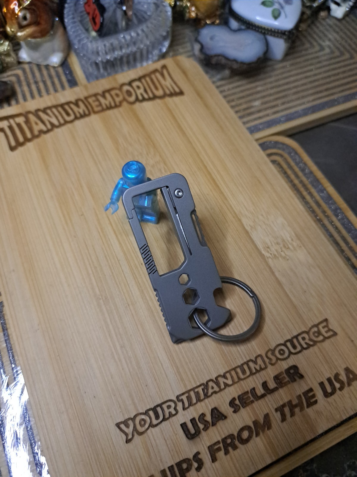 EDC Titanium Carabiner Multi-Tool