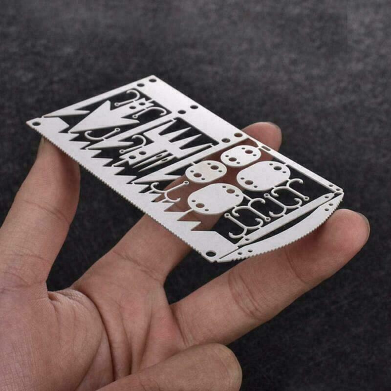 22 in 1 Survival Outdoor Multi-Function Fishing Hook Card Camping Hunting 4pack