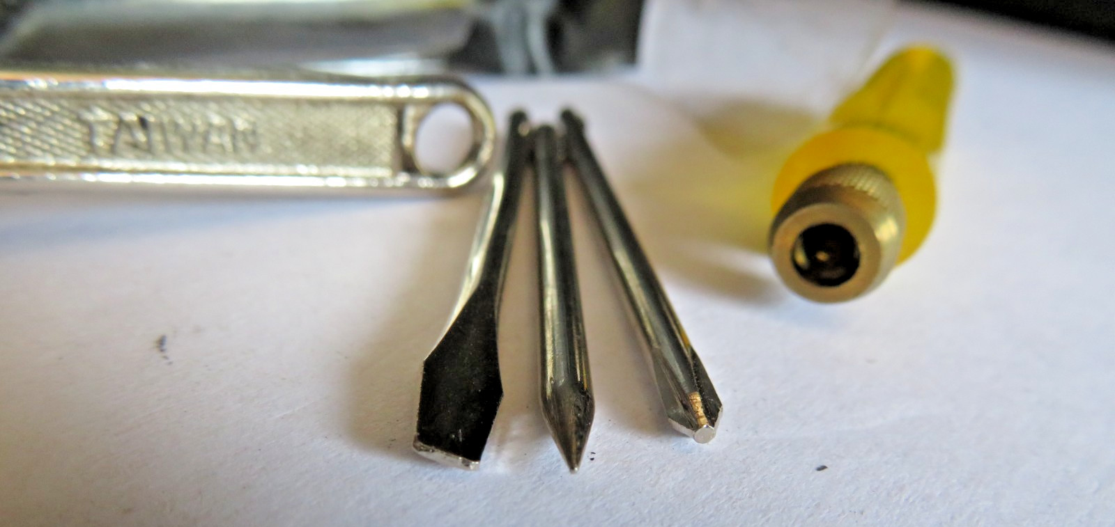 VINTAGE Pocket Tool Kit Multi-Tool Set Crescent® Wrench Screwdriver Phillips Awl