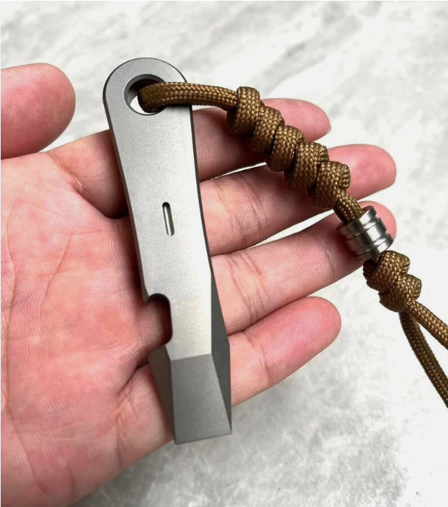 Titanium Alloy Outdoor Multi Tools Pry Bar Crowbar Opener Cutter Outdoor EDC