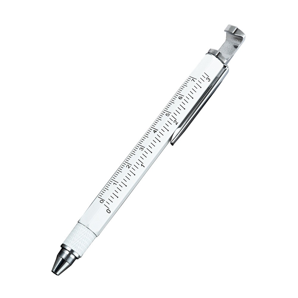 Multi-Function Pen w/ Screwdriver, Ruler, Phone Holder, Stylus ， Bottle Opener