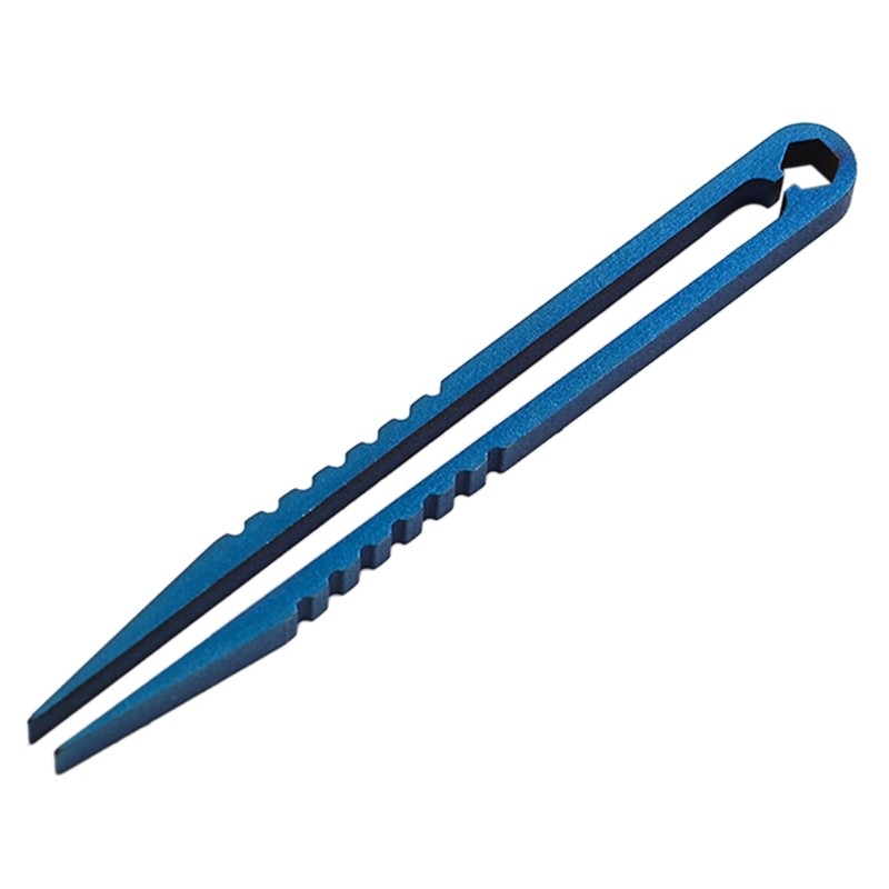 Portable Tweezers, Mini Titaniums Alloy Tweezers, Lightweight Accuracy Tweezers