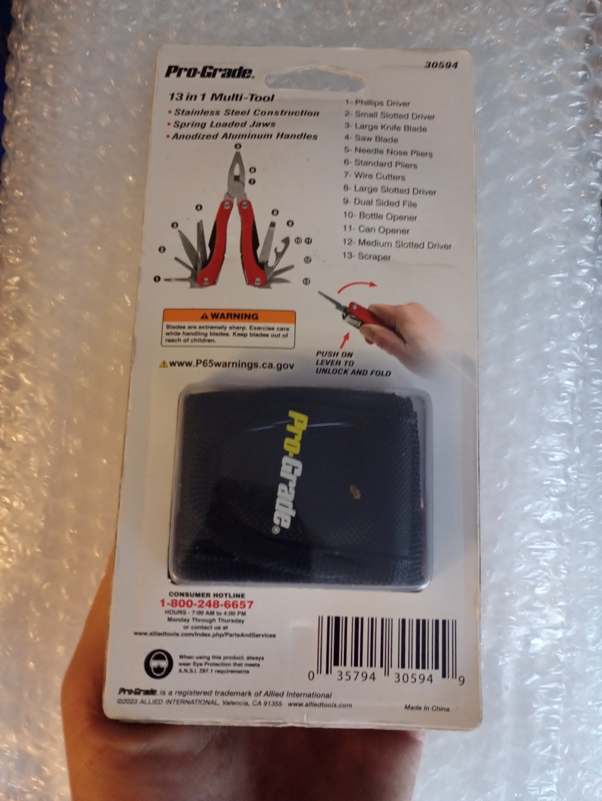 PRO-GRADE 30594 MULTI-TOOL *SEALED*