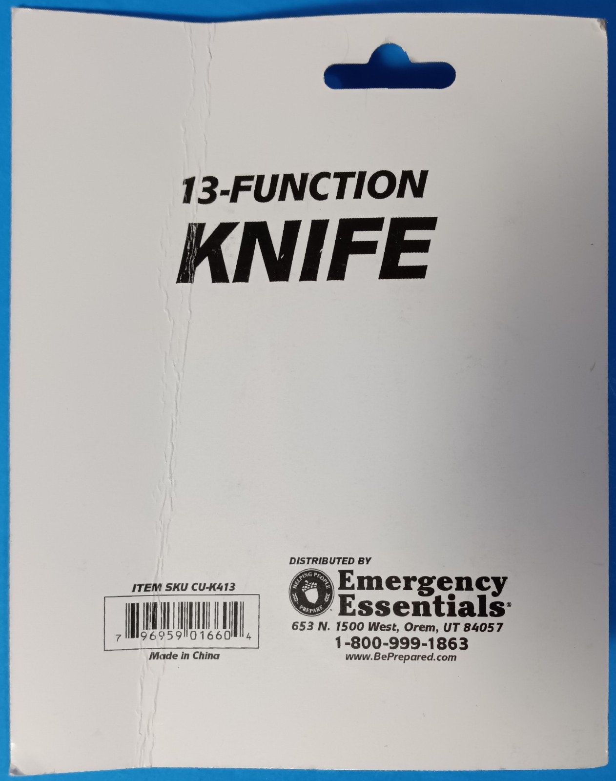 High Uinta Gear Multi-Function Pocket Knife, Saw, Can Opener, Scissors, File