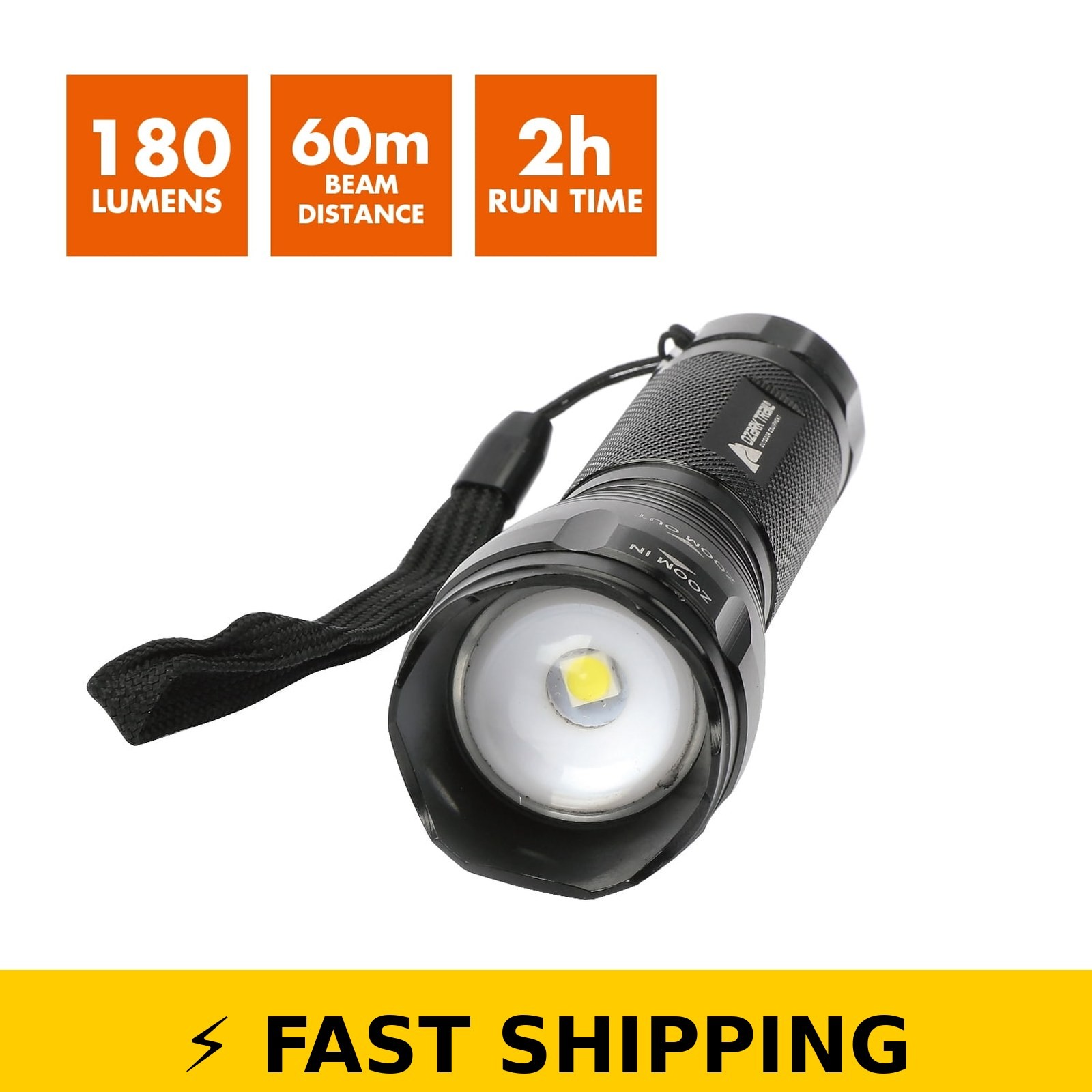 Ozark Trail 12-Pack Camping Tool Set with 180-Lumen Flashlight