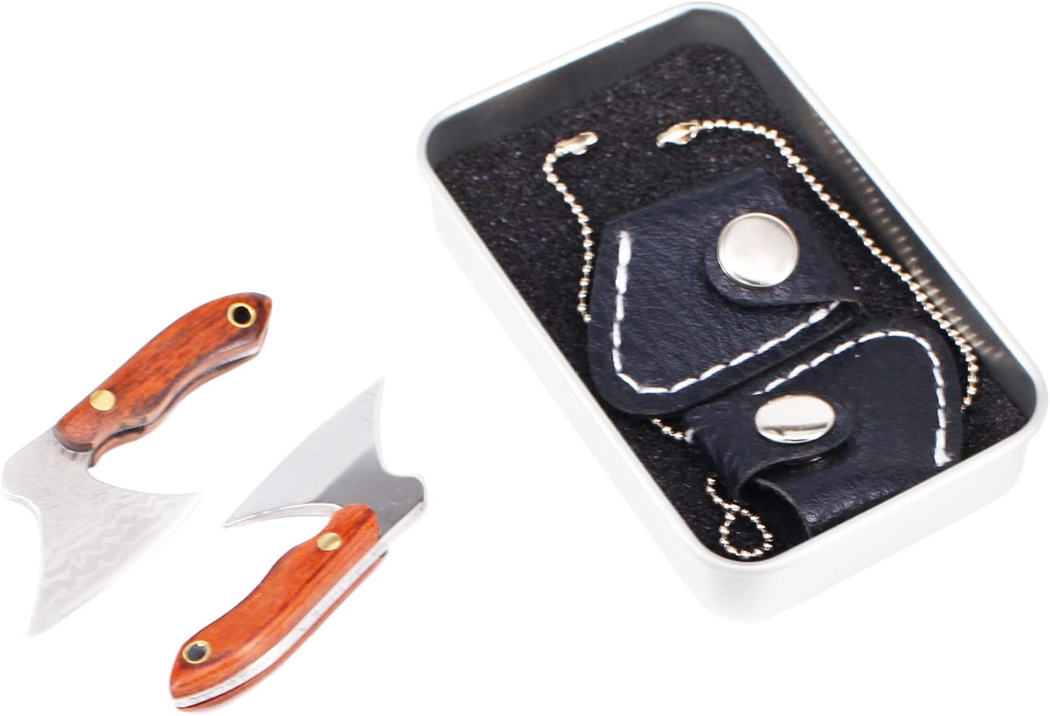 Box Cutters Keychain Mini Tools, 2 Inches Hatchet EDC Cutting Package Outdoor T