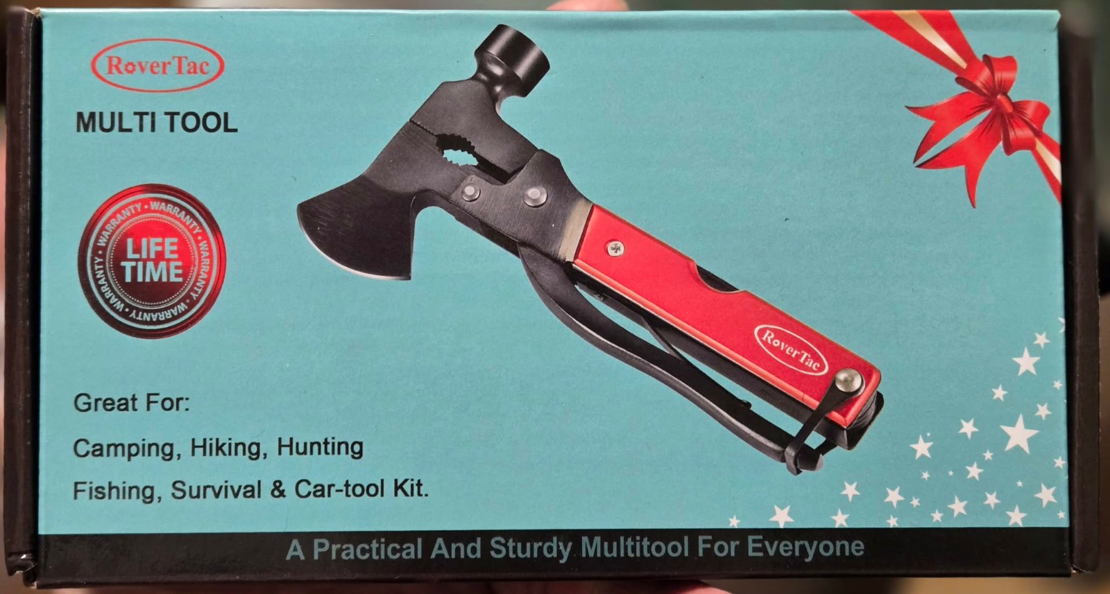 Portable 14 in 1 Hammer Multitool Stainless Steel Hammer Survival Camping Gear