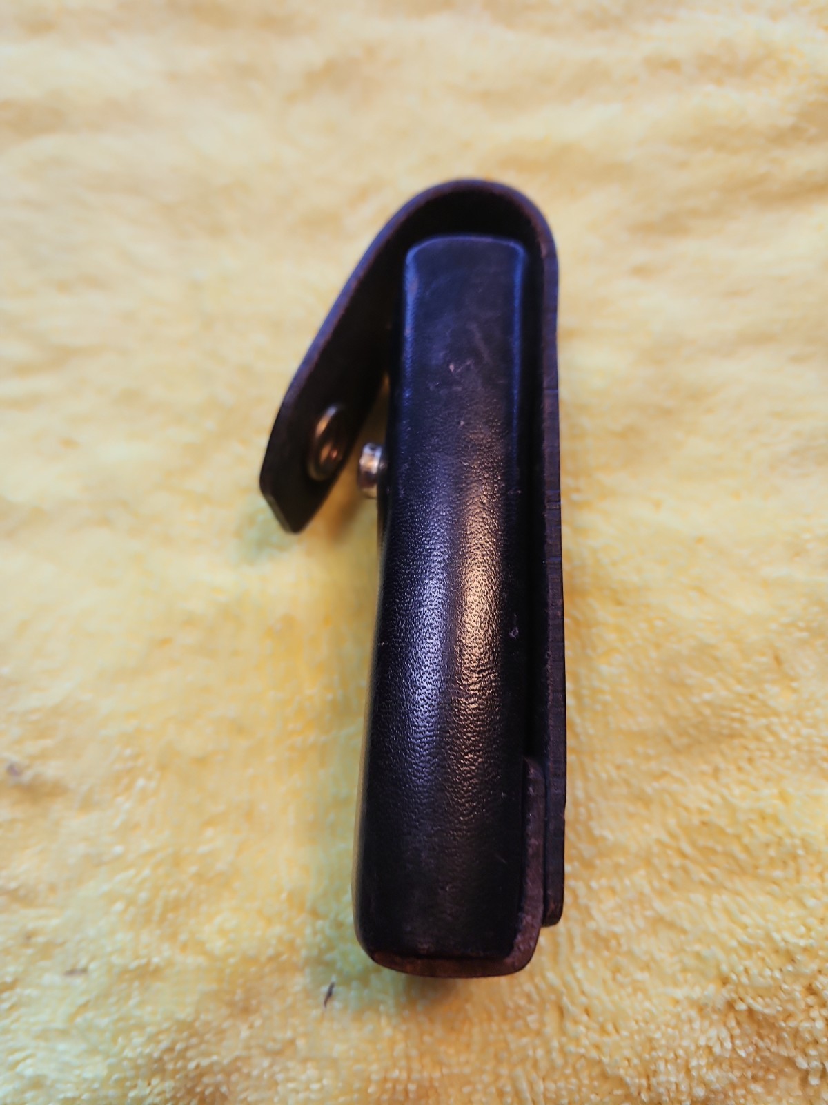 Vintage Leatherman Super Tool Pat Pending with Leather Sheath Super Nice