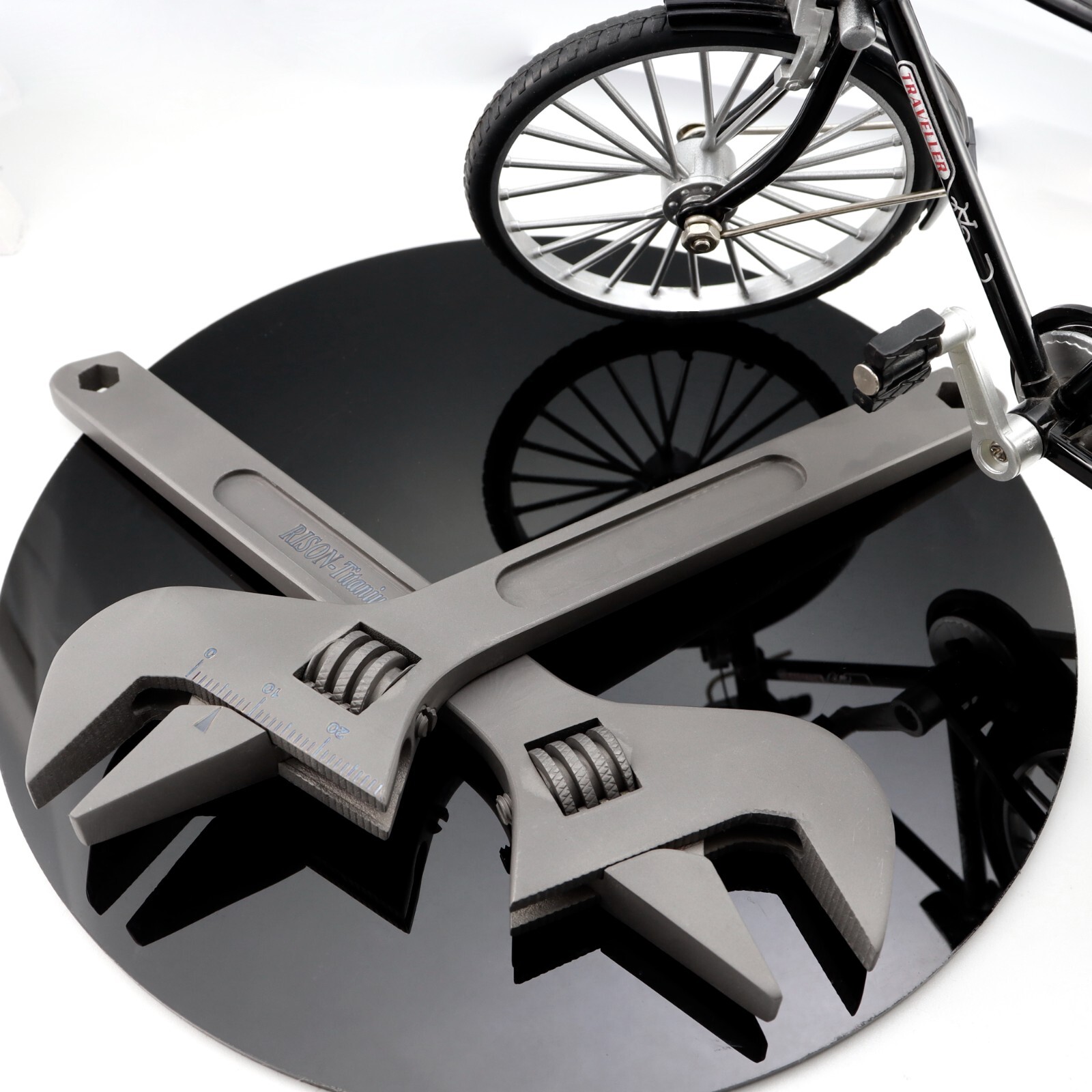 Titanium Wrench Adjustable Wrench Metal Wrench Multi-Tool Ti EDC Wrench