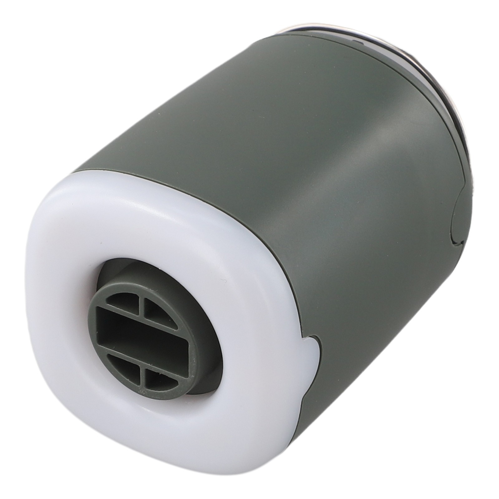 Camping Essential Compact Air Pump with LED Light and Nozzle Attachments