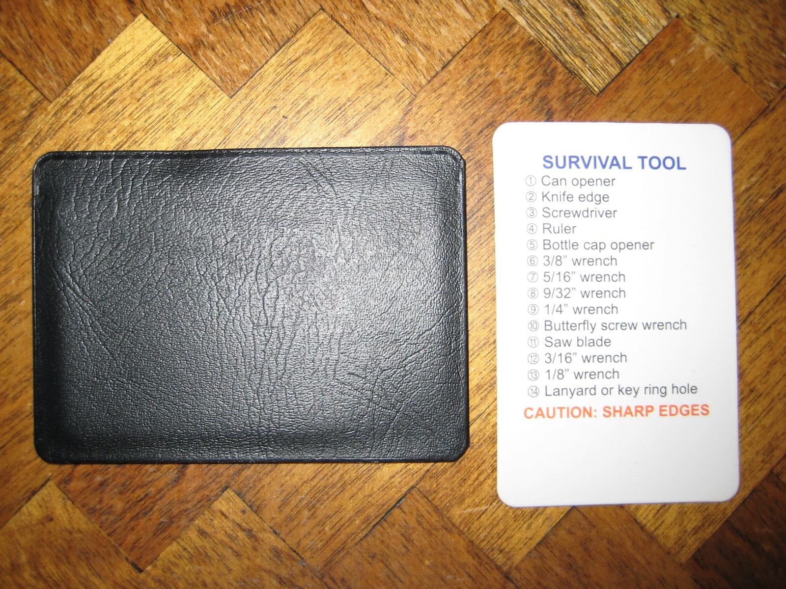 NIB WWP 14 in 1 MultiPurpose Pocket Survival Stainless Steel Knife Tool EDC Camp