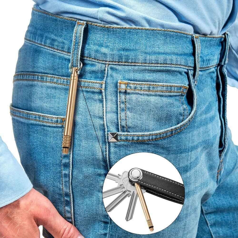 LOT OF 17:OUTDOOR CAMPING PICNIC STAINLESS STEEL TOOTHPICK PORTABLE KEYCHAIN,NEW