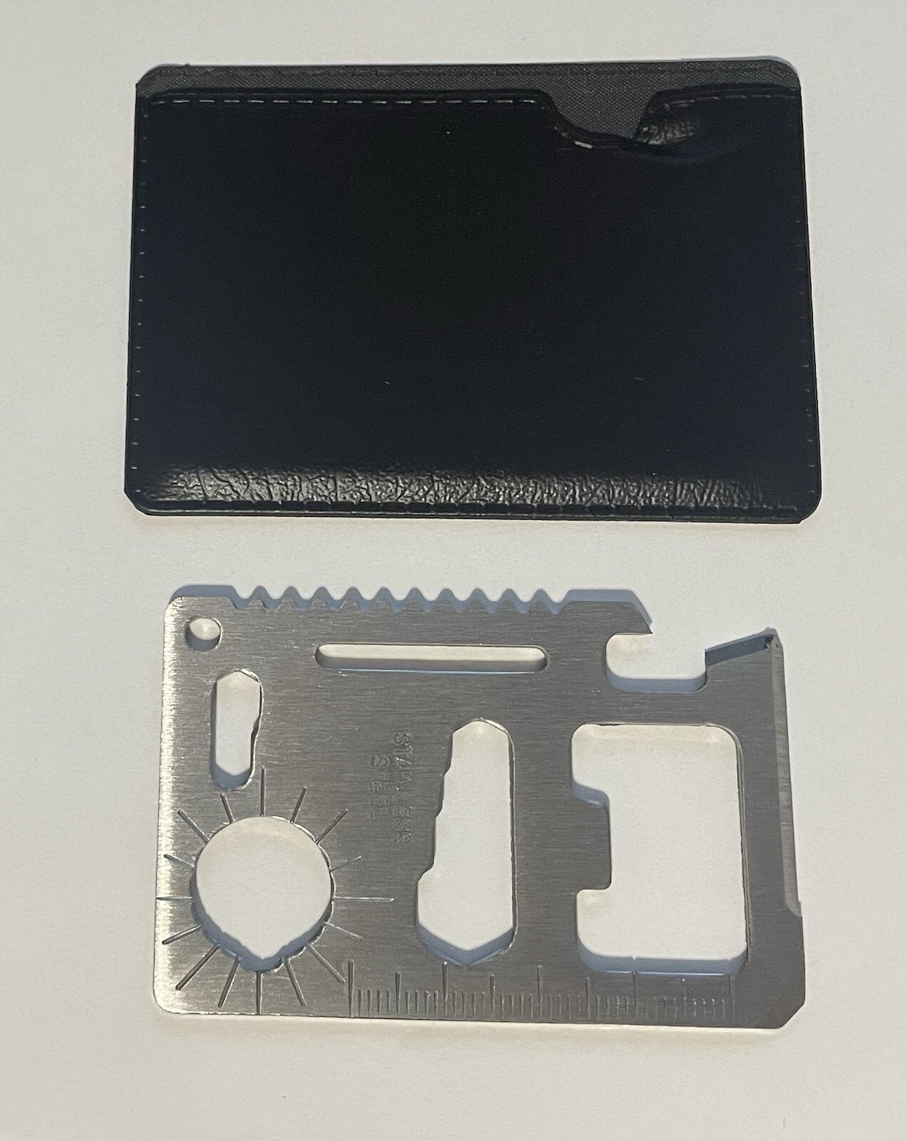 11-in-1 Wallet Multi-Tool Card Pocket Size – NEW W/CASE – Ship Free