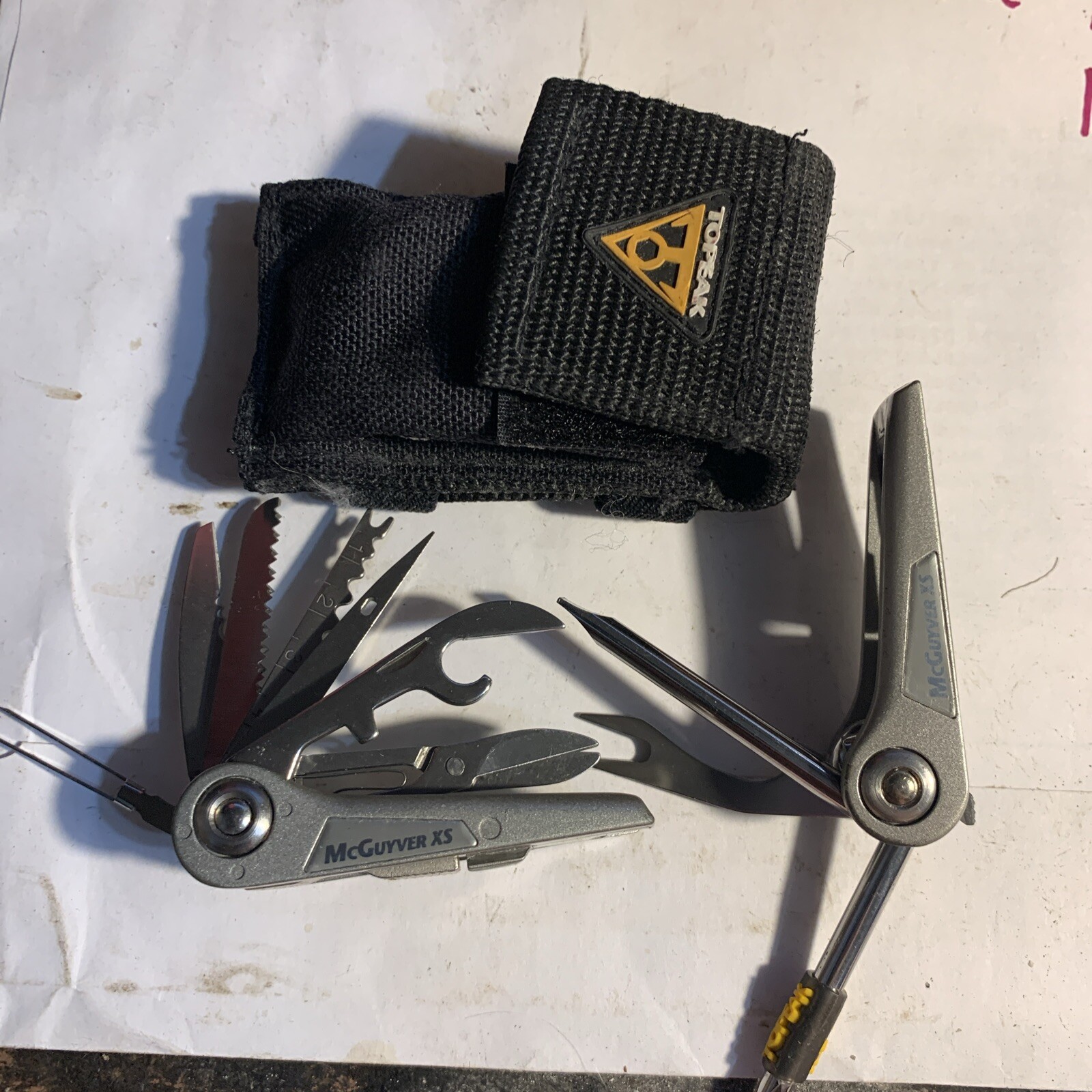 TOPEAK McGUYVER XS Multi-Tool Micro Mini Cycling Hiking MTB Camping Eddie Bauer