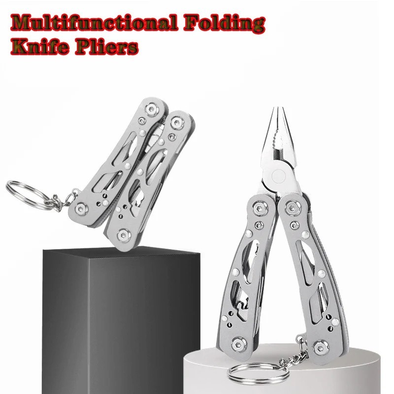 14-in-1 MINI Multitool Pliers Rugged & Practical Portable Pocket Camping Tools