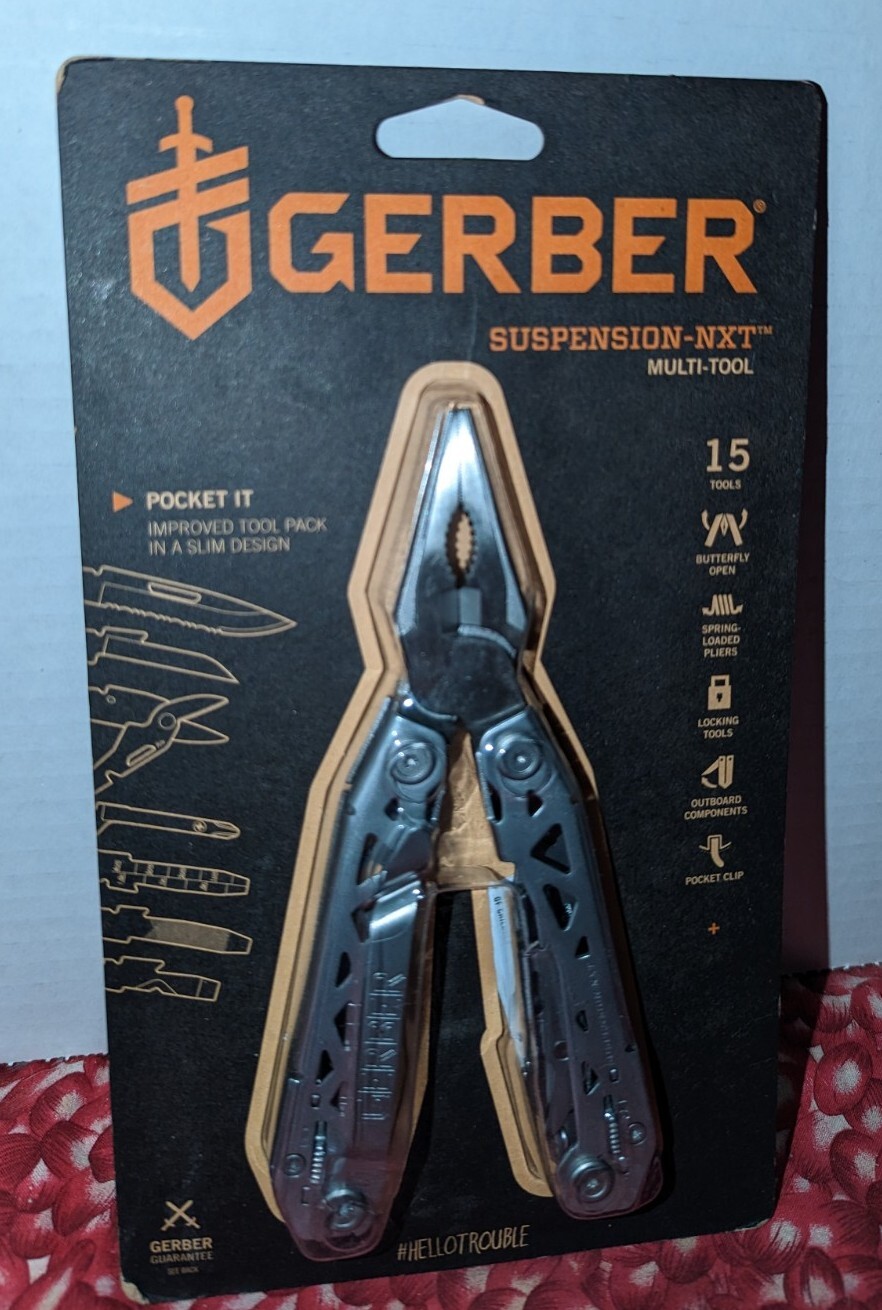Gerber Suspension-NXT Mutli-Tool w/ 15 Tools 31-003345 ~ NEW