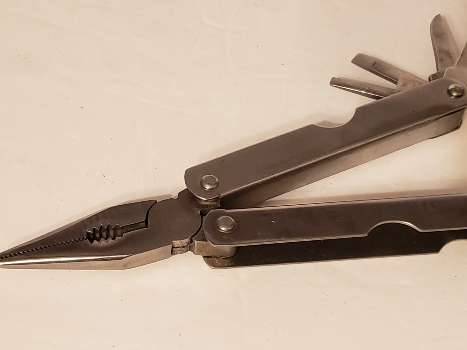 Alltrade Branded Folding Multi Tool With Sheath Pliers Knives Screw Driver Saw