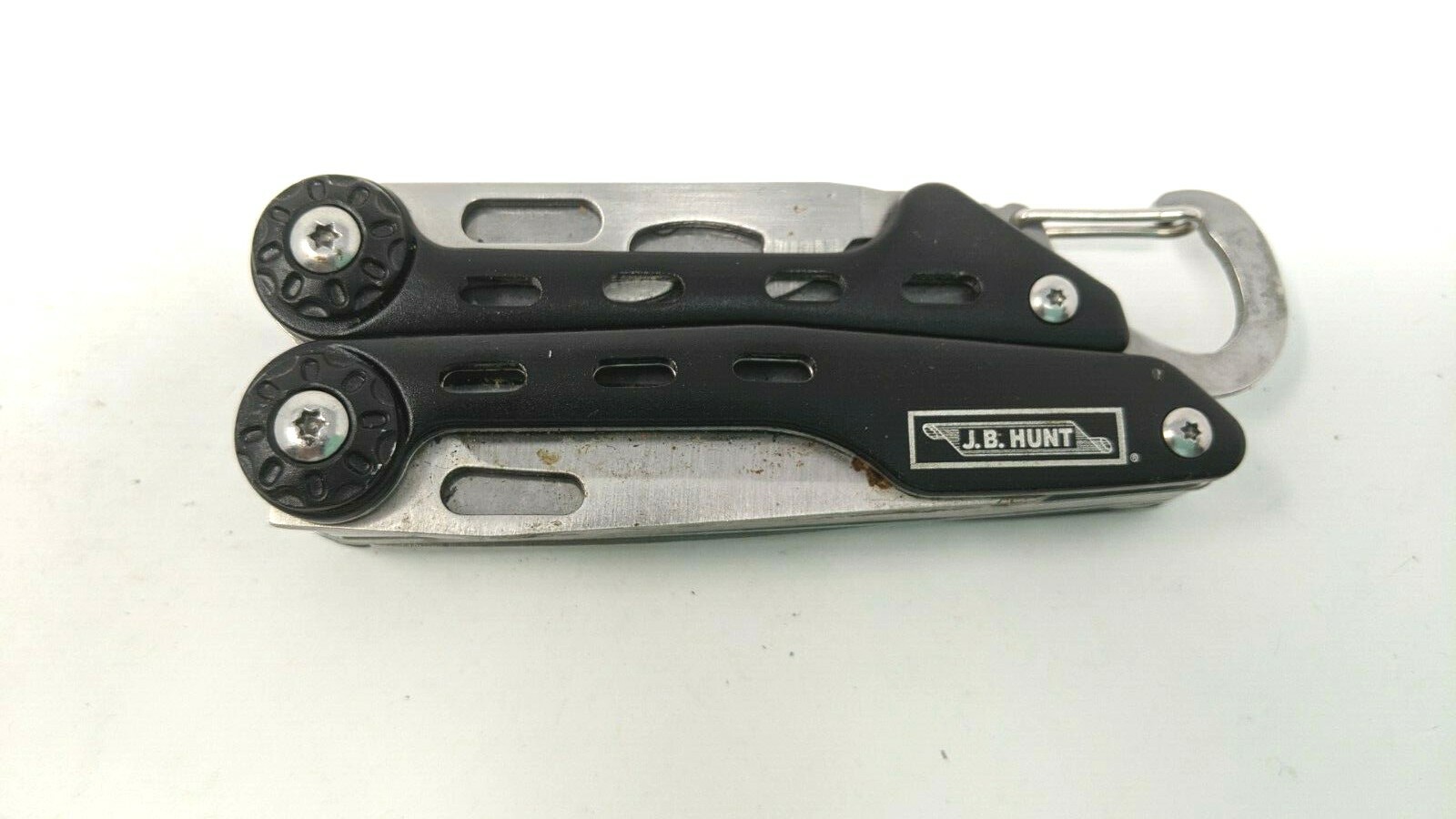 12 In 1 Multi Tool Camping With Carabiner Pliers Wire Cutter Saw Bottle Opener