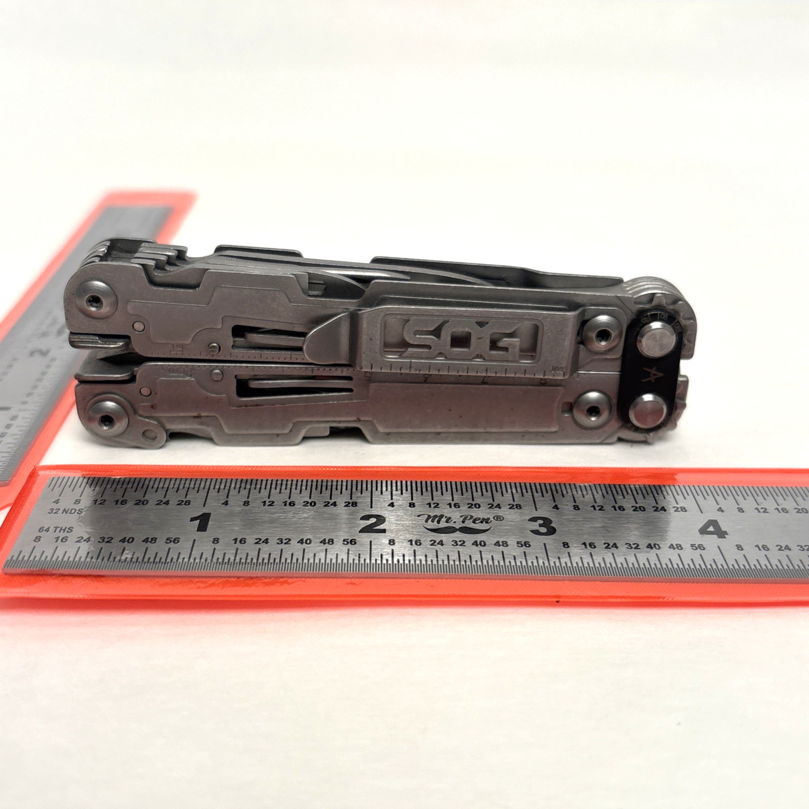 SOG PowerAccess Multi Tool w/ Hex Bit Kit & Sheath Stainless EDC Pliers Knife