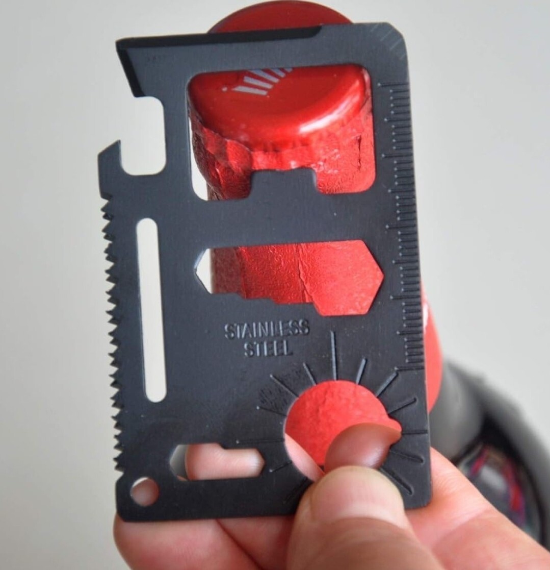 11 IN 1 MULTITOOL – CREDIT CARD SIZED POCKET SURVIVAL AND EMERGENCY TOOL. USA!!