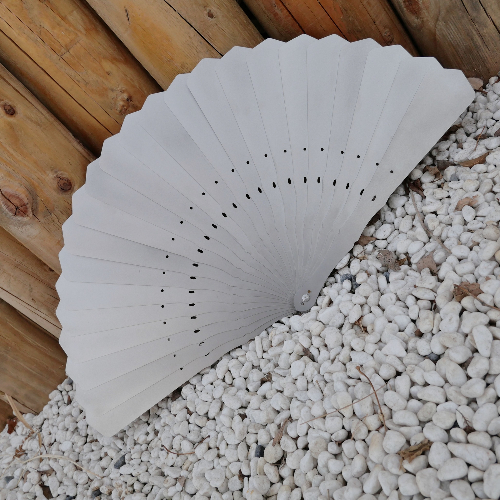 New Tactical Titanium Alloy Folding Fan Portable Martial Art Kung Fu Tai ji Fan