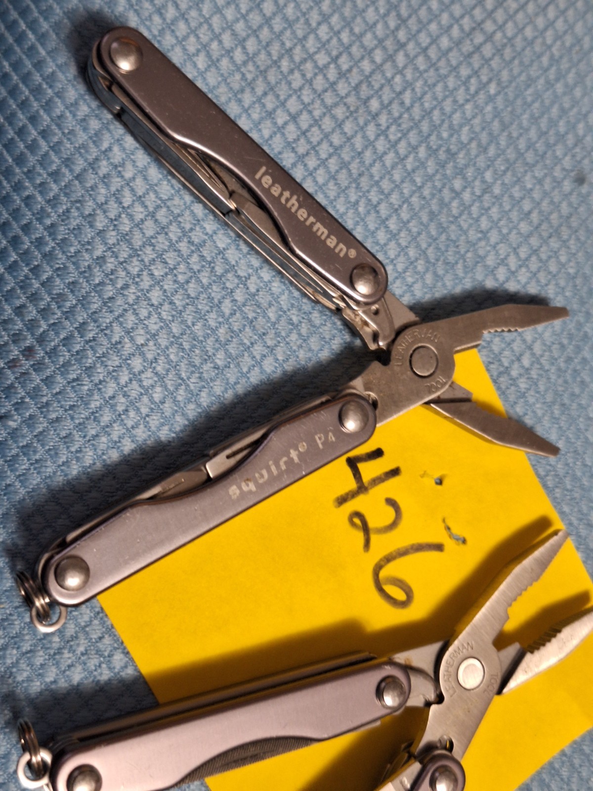2 LEATHERMAN P4 SQUIRT Grey Multi Tools COLLECTORS GREAT GIFTS Loc 426