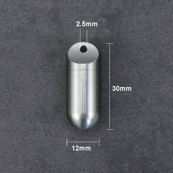 EDC Outdoor Waterproof Box Portable Pendant Key Chain Seal Storage container Box