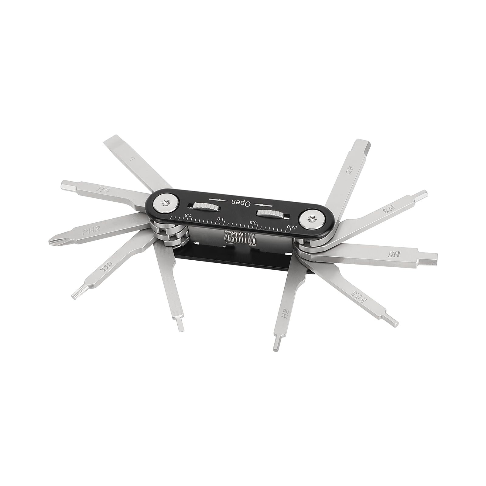 Folding Multi-Tool Set with Allen Wrenches Screwdrivers Compact Tool 3521