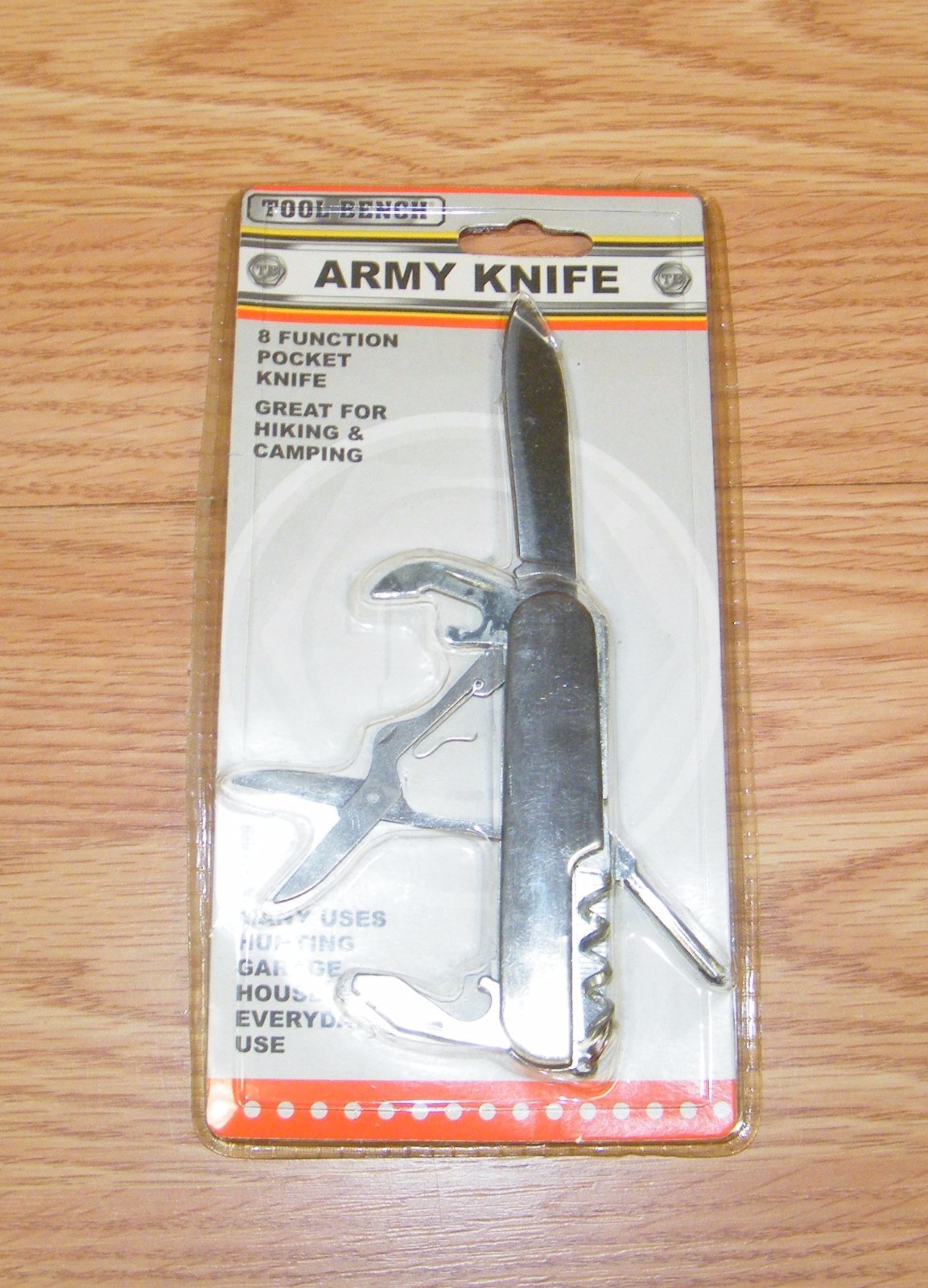 Genuine Tool Bench 8 Function Many Use Pocket / Army Knife Only **NEW-READ**