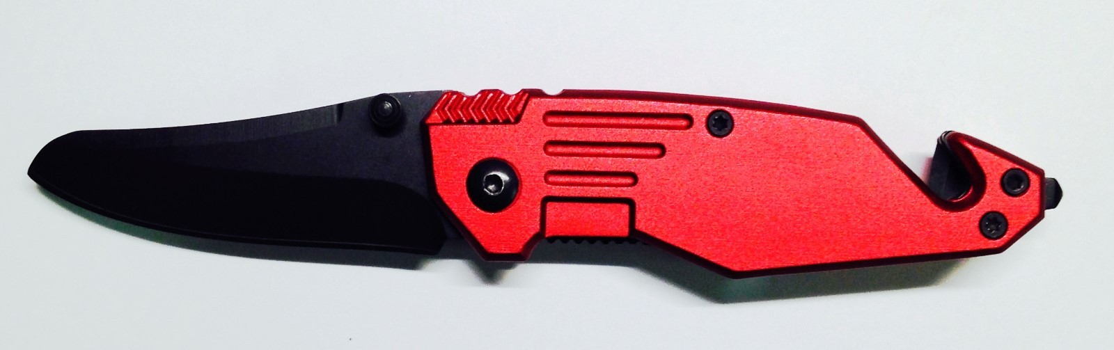 6″ Knife, Red, Rope Cutter, Glass Breaker