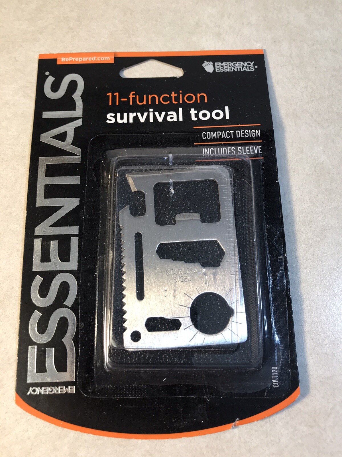 Credit Card Sized Emergency Essentials 11 Function Survival Tool Pocket Survival