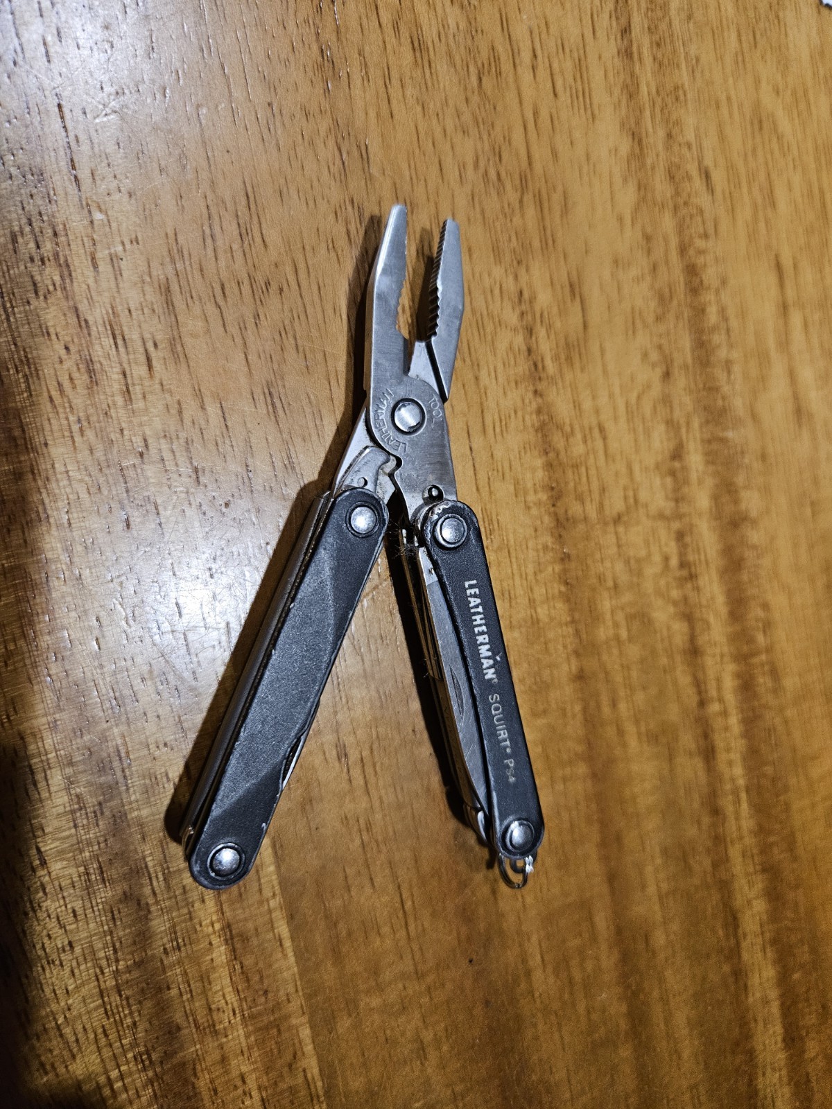 Leatherman Squirt Ps4 Black Broken Scissor Spring