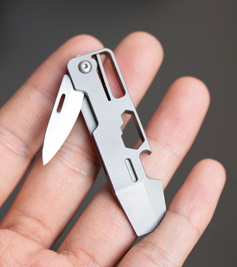 Lsand Crowbar Pry Bar Screwdriver Bottle Opener Multi Tool EDC Outdoor Wrench